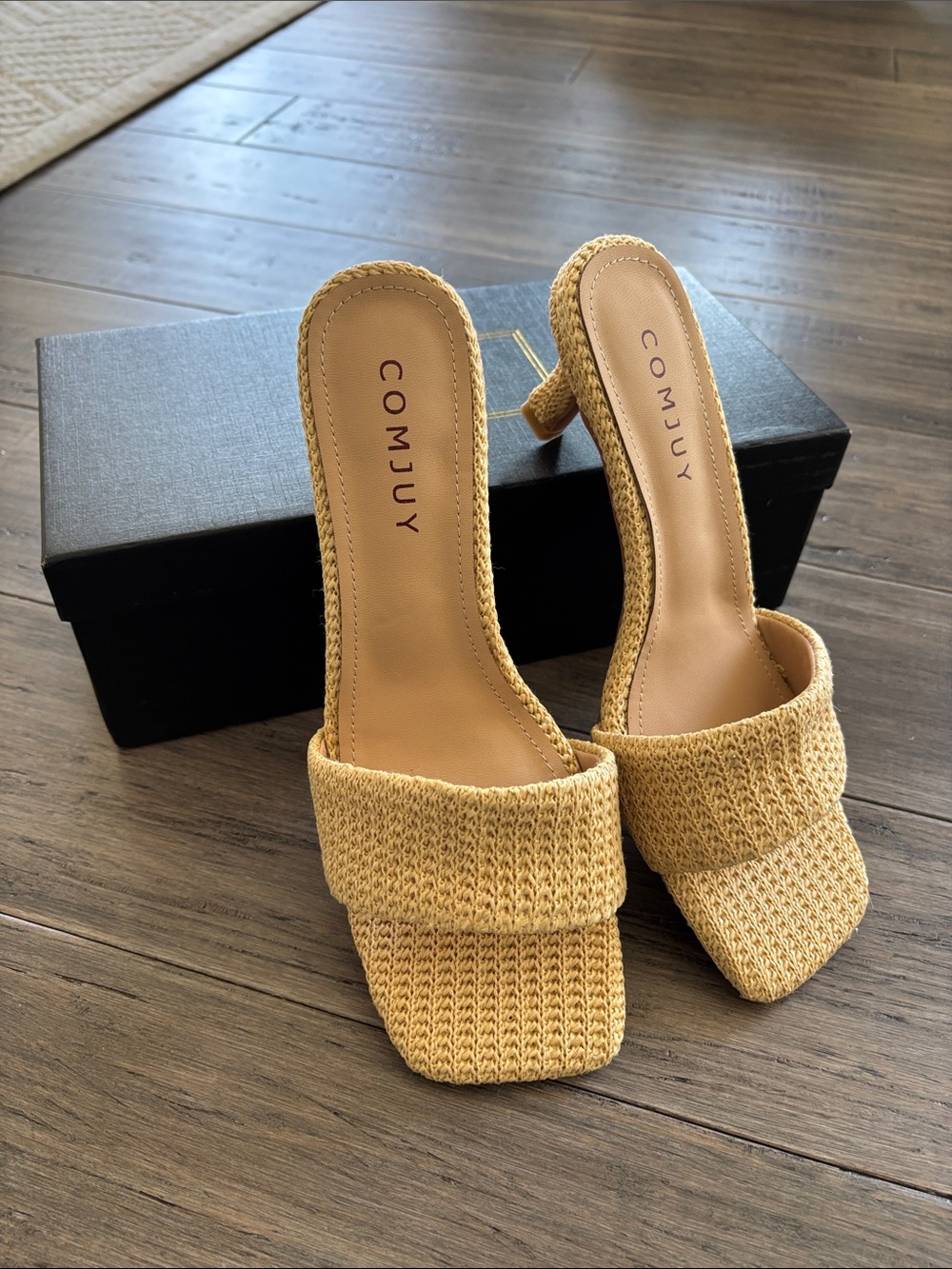 Women's Woven Mule Heels